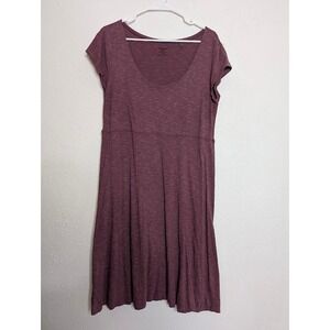 Toad and Co Purple Red Dress Women's Size Large Comfy Outdoors Hiking Athleisure